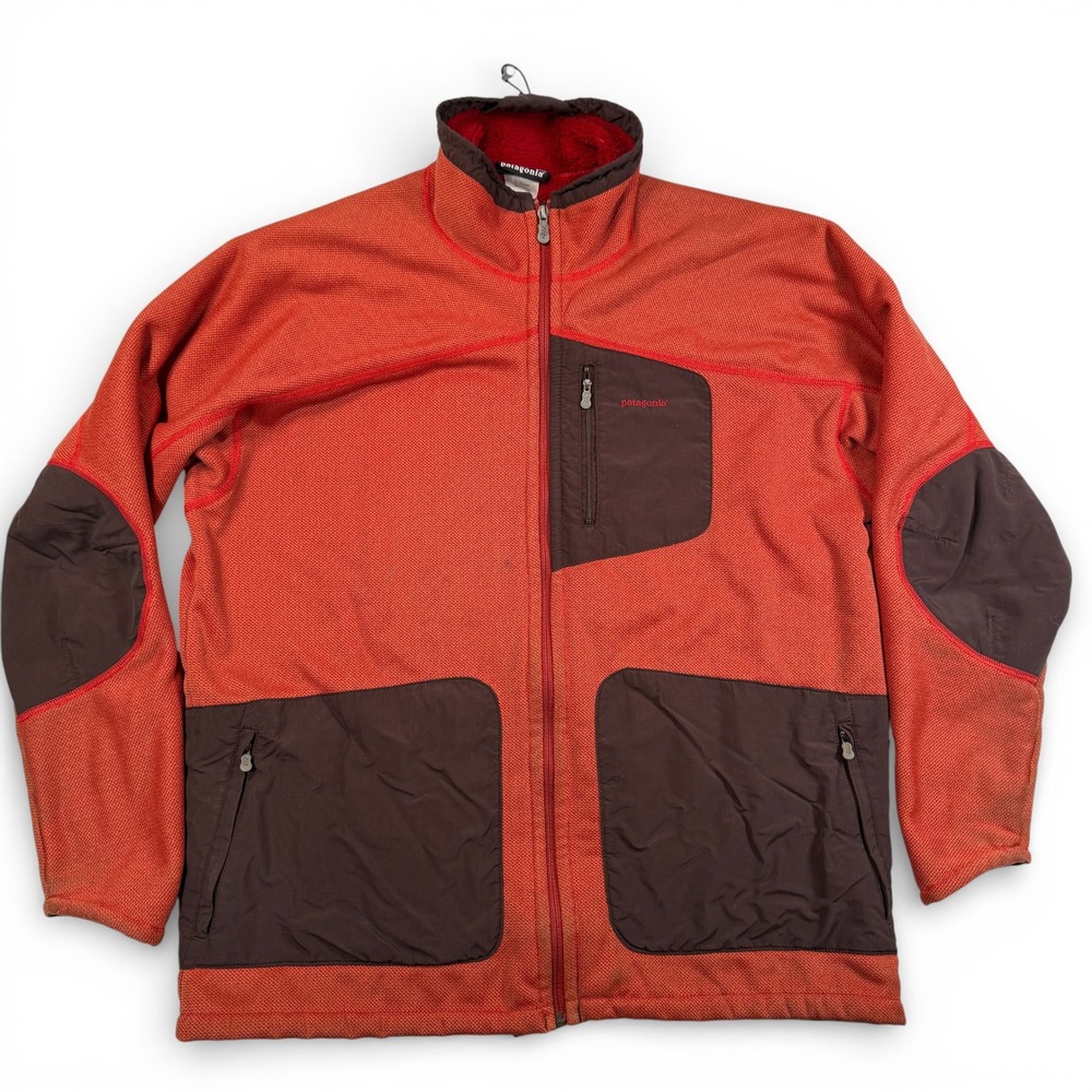 Patagonia R2 Granular Jacket Mens XL Burnt Orange Brown 29700 F4 USA 2004 VTG‎